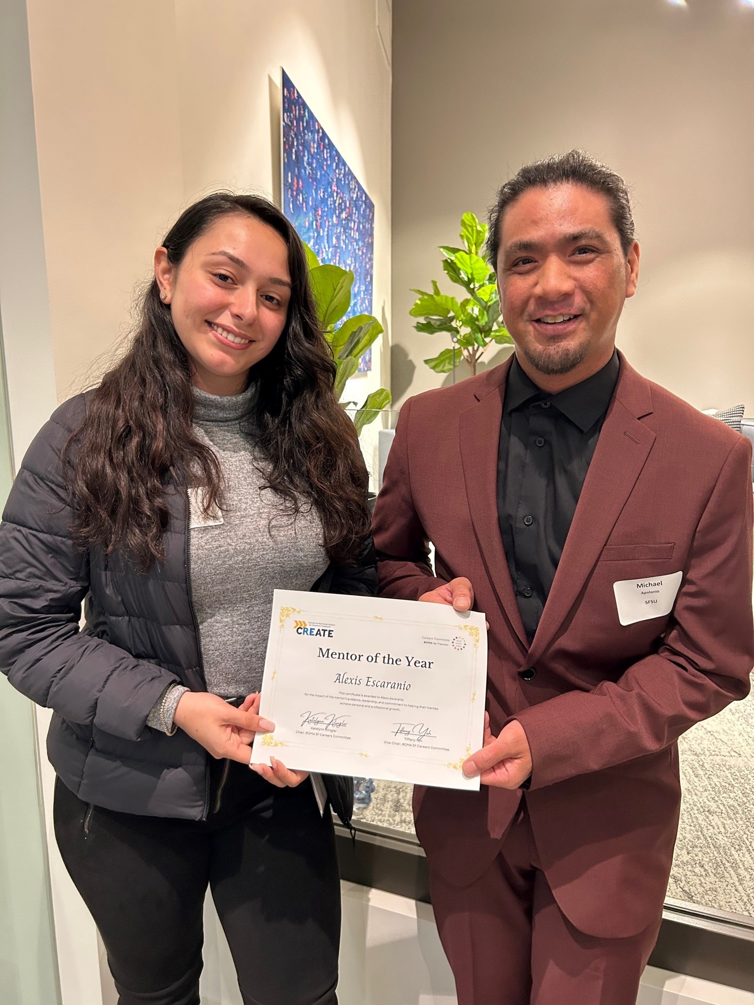 CREATE Fellow Alum Named Mentor of the Year